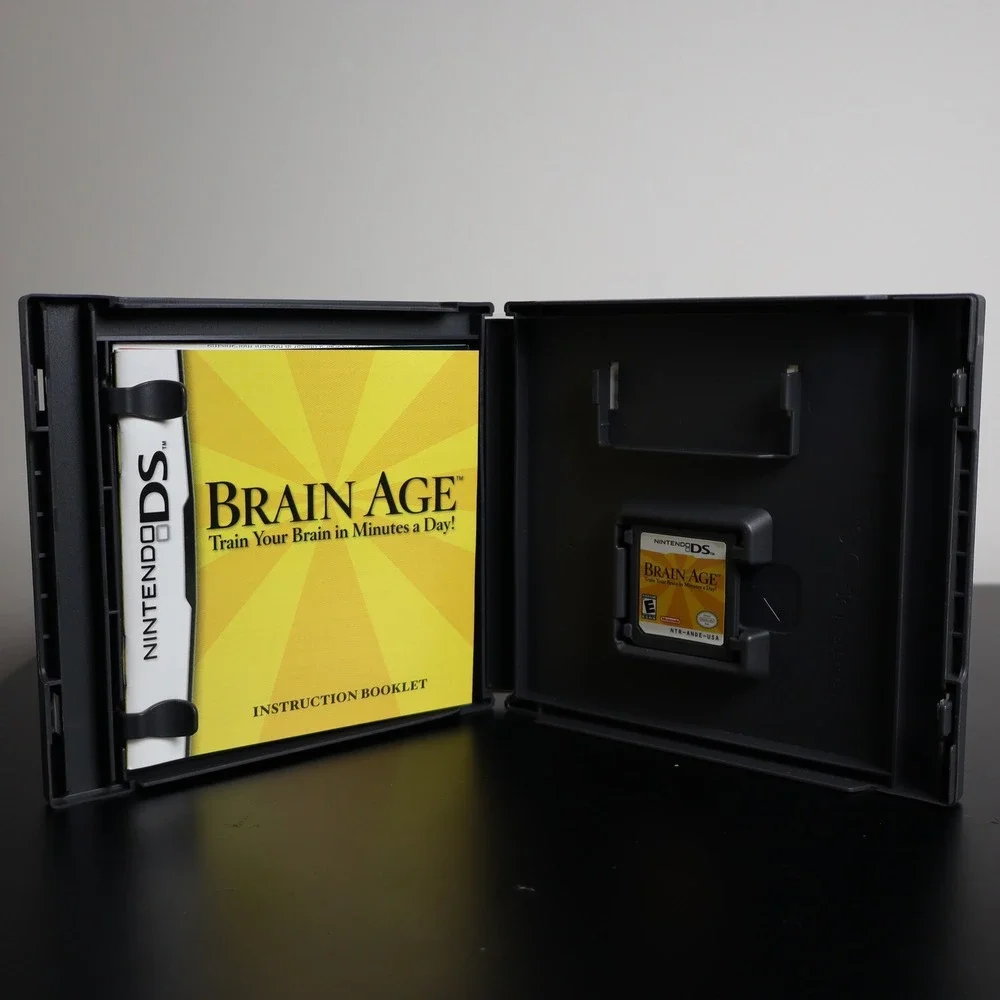 Brain Age: Train Your Brain in Minutes a Day Nintendo DS CIB Tested & Working